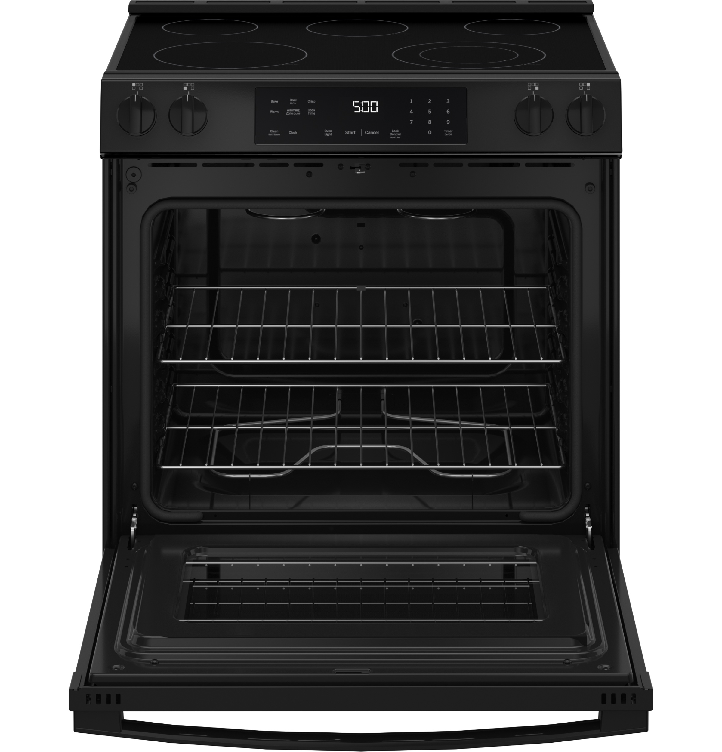 30" Slide-In Electric Range with Crisp Mode GRS500PVBB