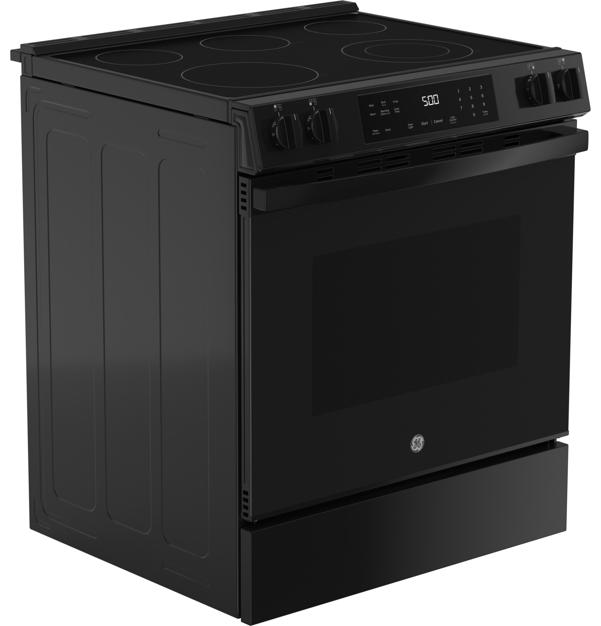 30" Slide-In Electric Range with Crisp Mode GRS500PVBB