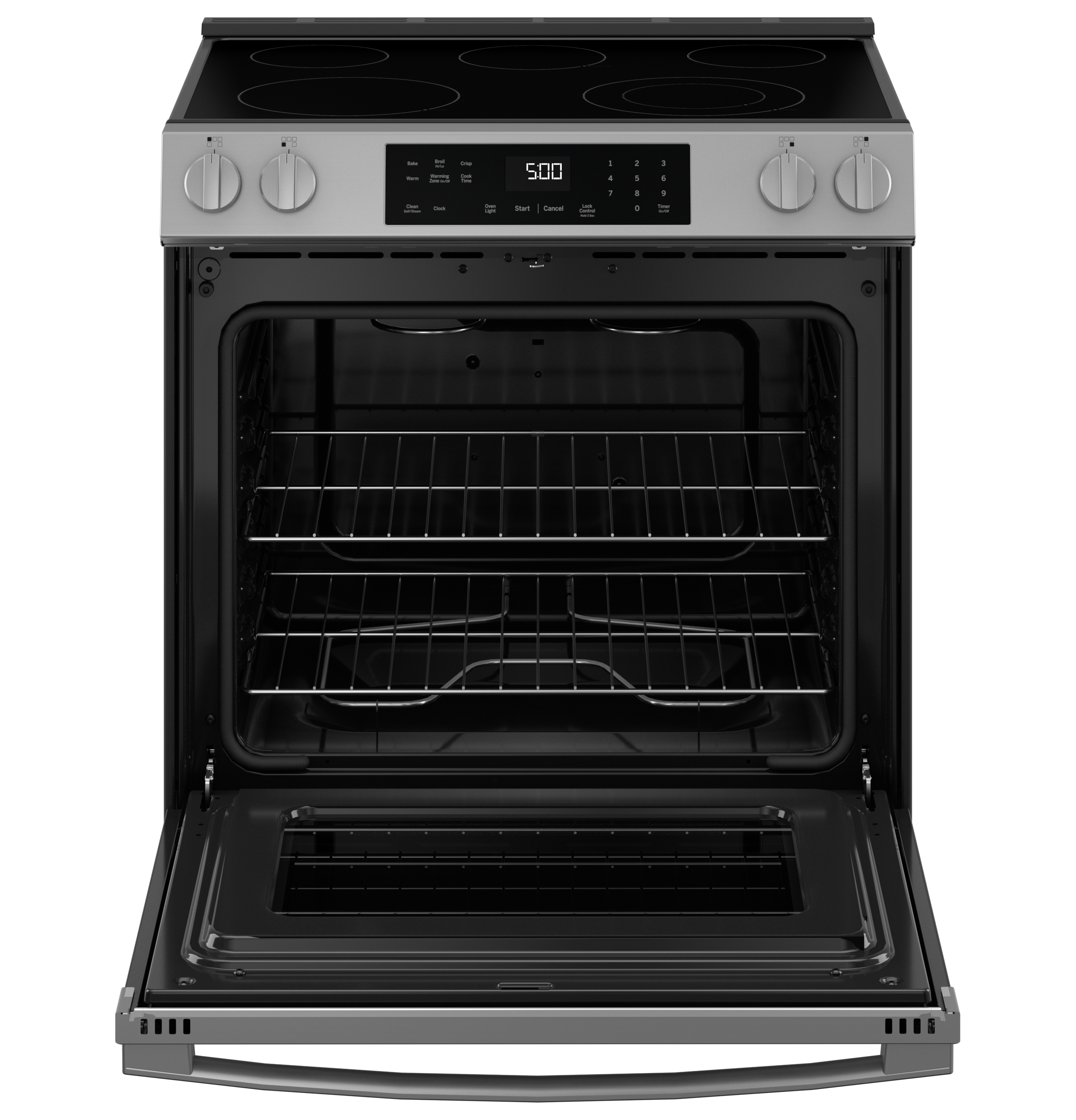 30" Slide-In Electric Range with Crisp Mode GRS500PVSS