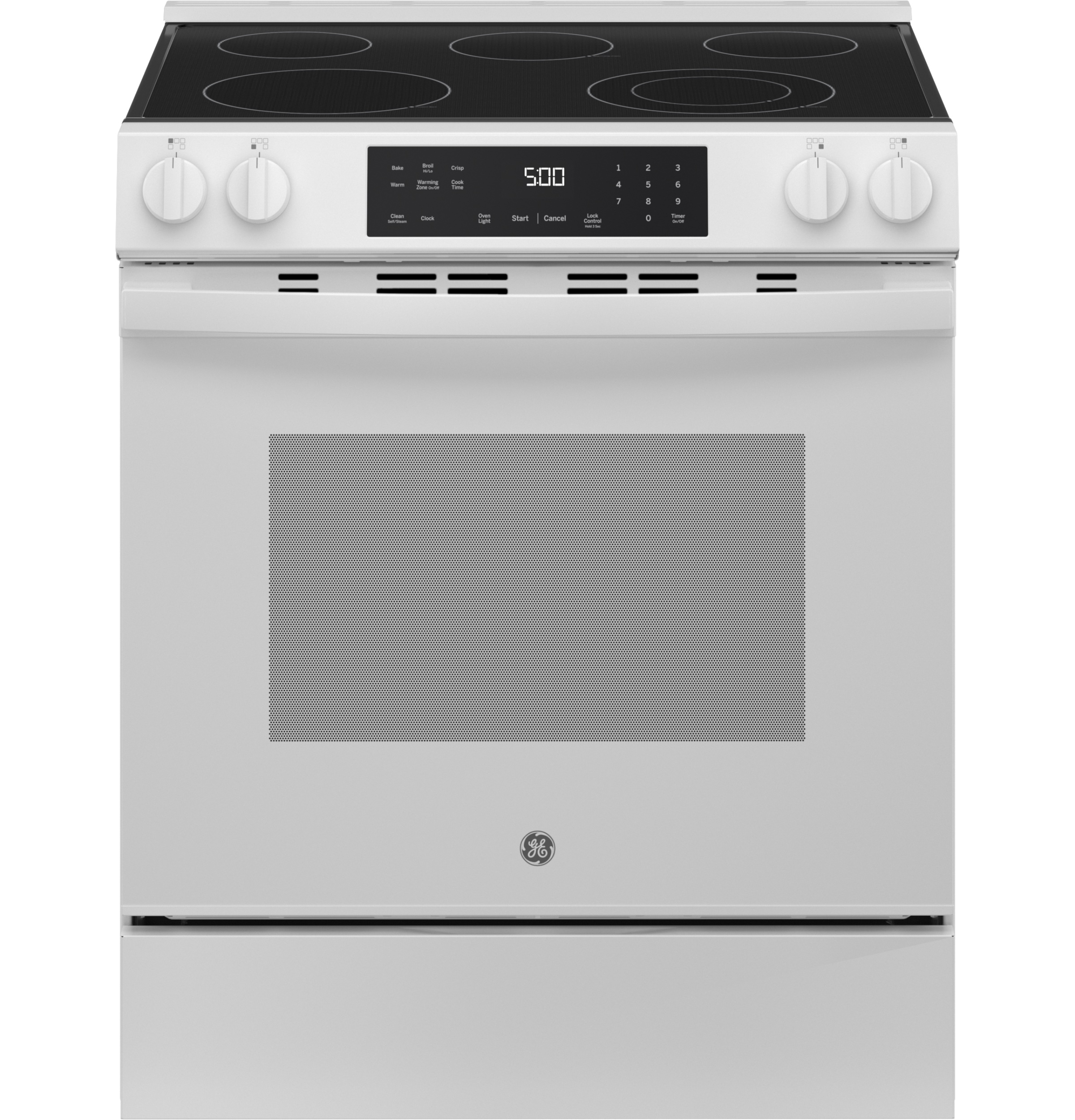30" Slide-In Electric Range with Crisp Mode GRS500PVWW
