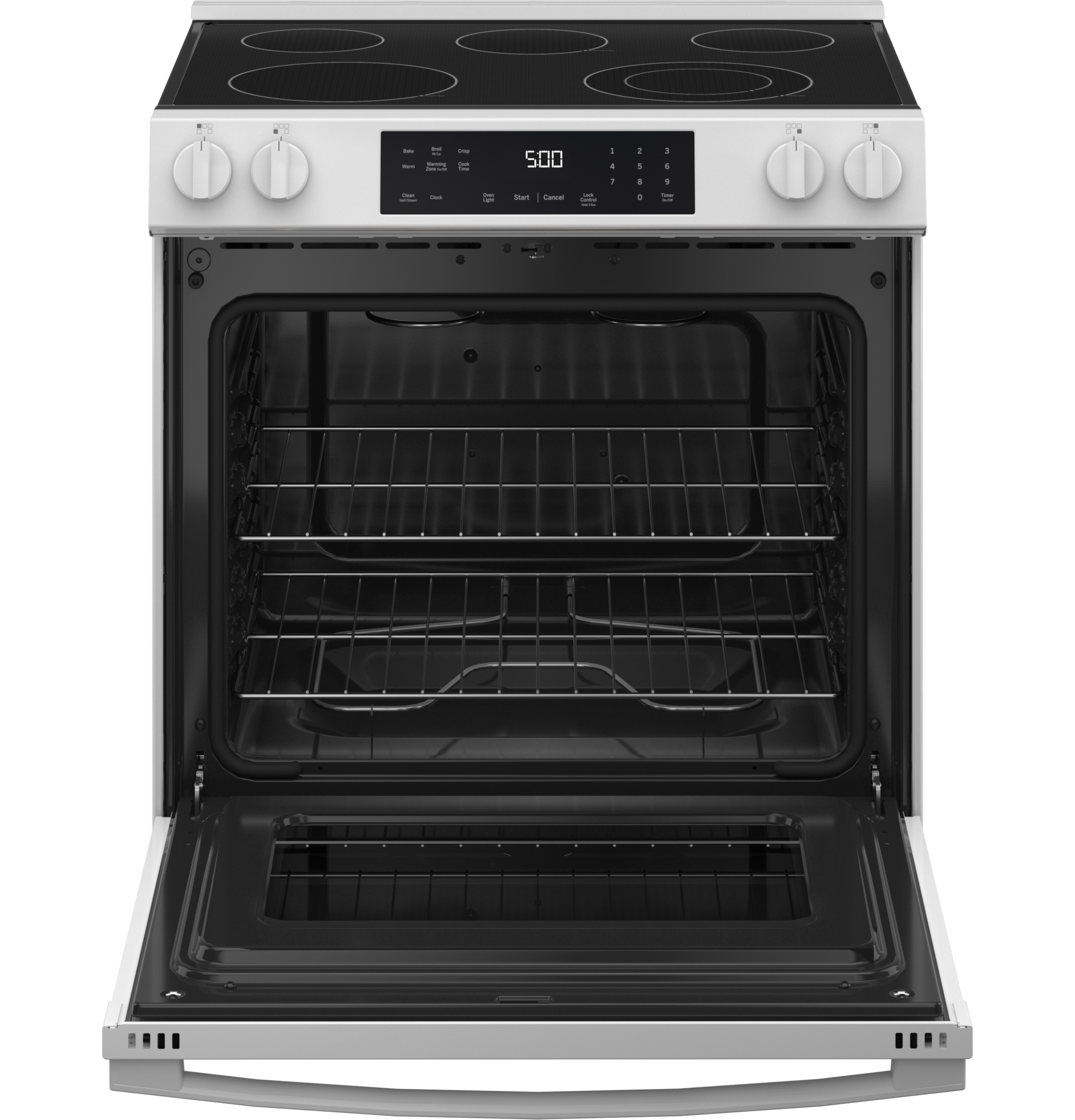 30" Slide-In Electric Range with Crisp Mode GRS500PVWW