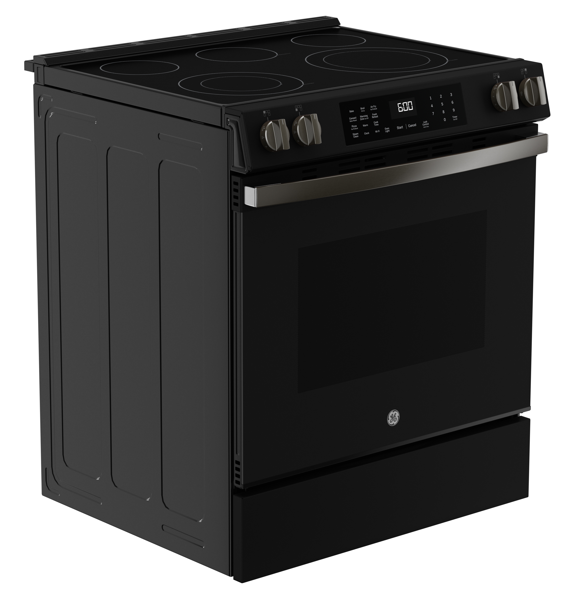 30" Slide-In Electric Convection Range with No Preheat Air Fry and EasyWash Oven Tray GRS600AVDS