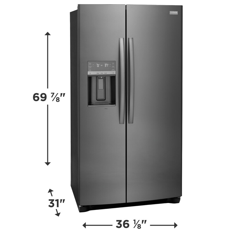 22 Cu. Ft. 36" Counter-Depth Side-by-Side Refrigerator GRSC2352AF