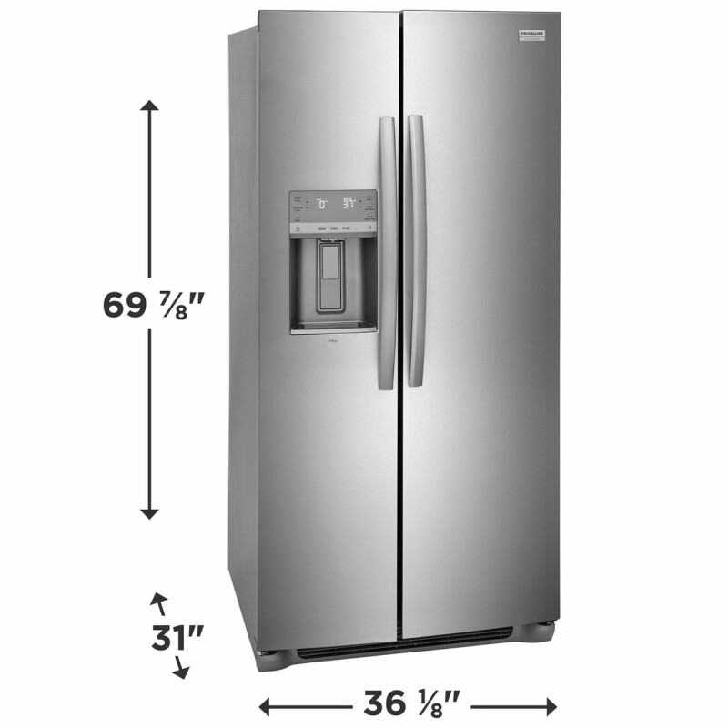 22.3 Cu. Ft. 36" Counter Depth Side by Side Refrigerator GRSC2352AF