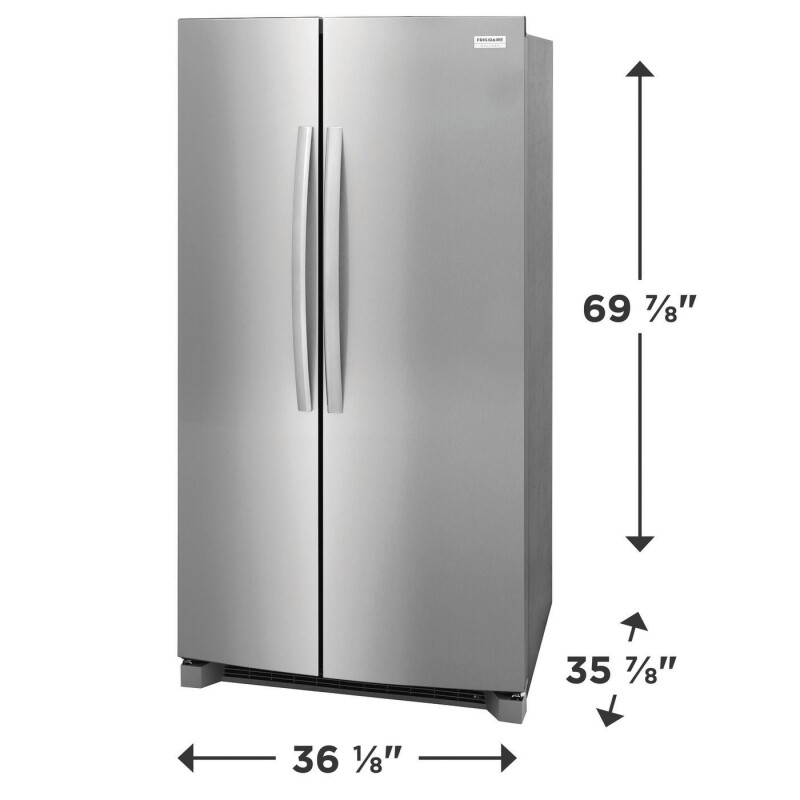26 Cu. Ft. 36" Standard-Depth Side-by-Side Refrigerator GRSN2620AF