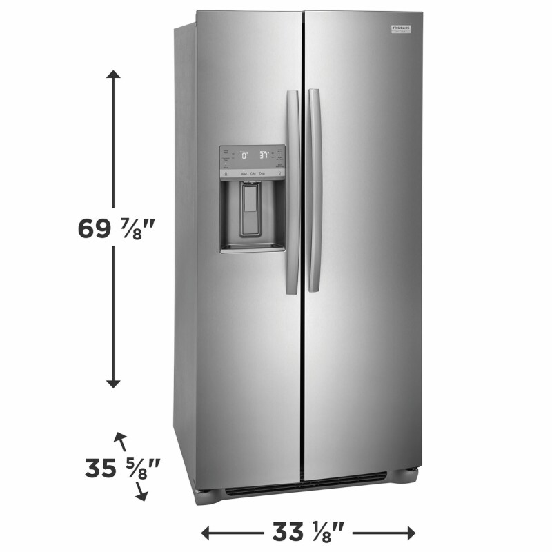 22.3 Cu. Ft. 33" Standard Depth Side by Side Refrigerator GRSS2352AF