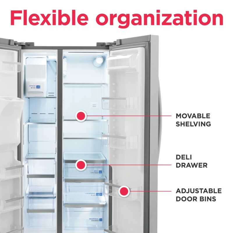 22.3 Cu. Ft. 33" Standard Depth Side by Side Refrigerator GRSS2352AF