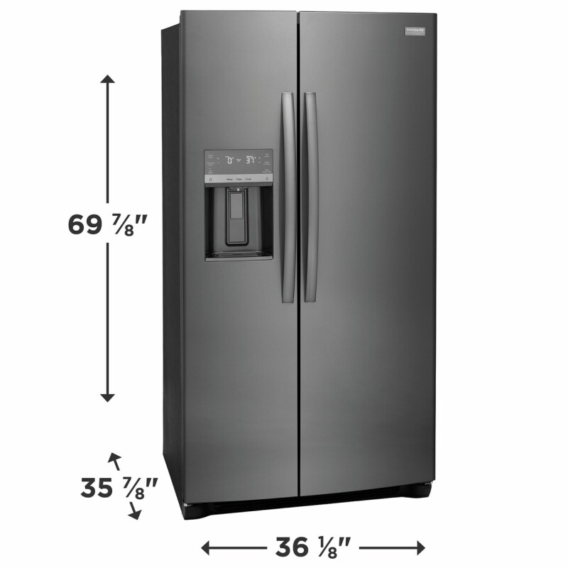 25.6 Cu. Ft. 36" Standard Depth Side by Side Refrigerator GRSS2652AD