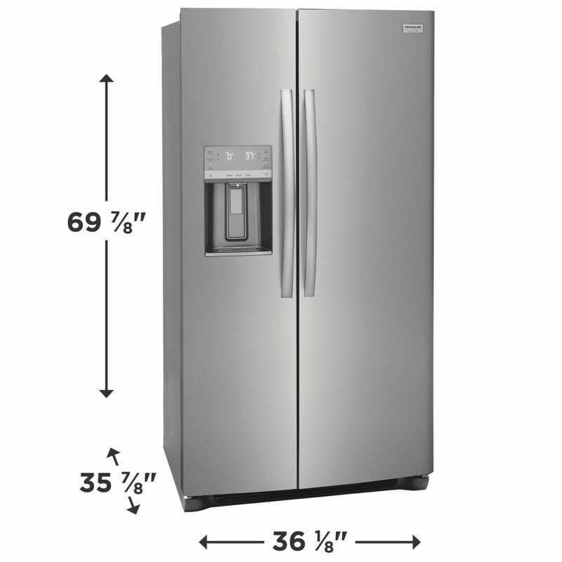 25.6 Cu. Ft. 36" Standard Depth Side by Side Refrigerator GRSS2652AF