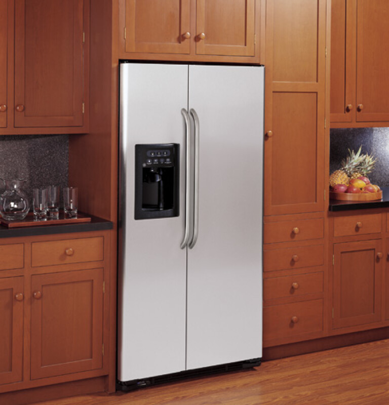 CustomStyle 22.6 Cu. Ft. Stainless Side-By-Side Refrigerator GSC23LSRSS