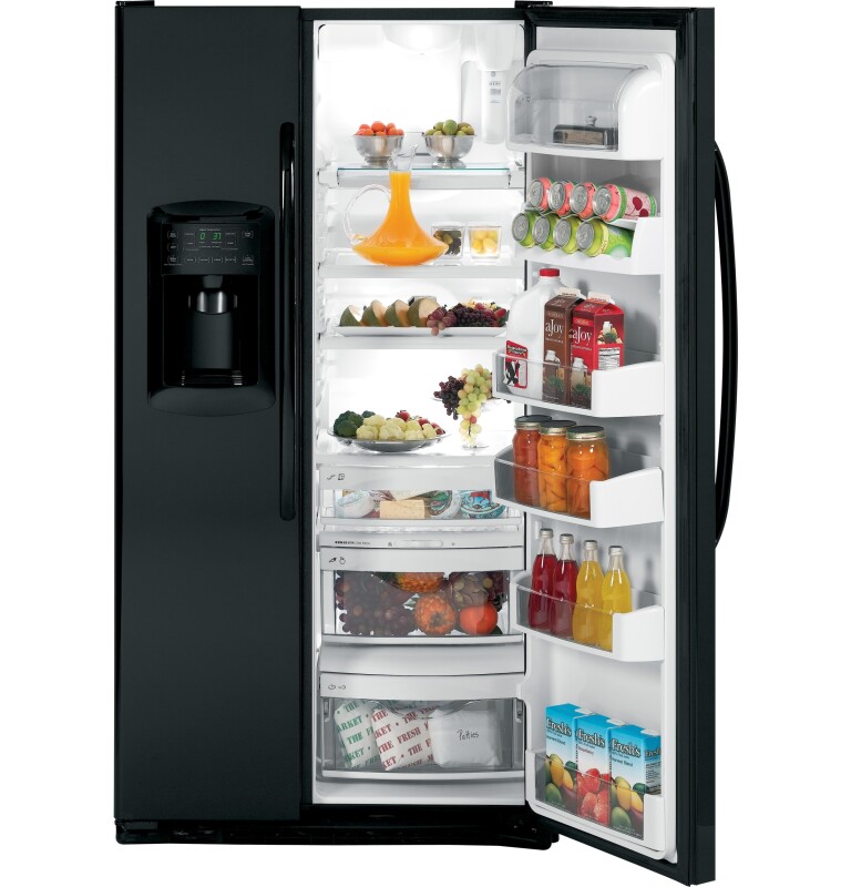 22.7 Cu. Ft. Side-By-Side Refrigerator with Dispenser GSCF3PGXBB
