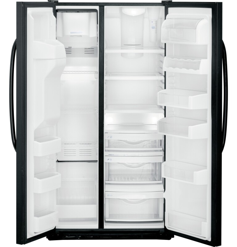 22.7 Cu. Ft. Side-By-Side Refrigerator with Dispenser GSCF3PGXBB