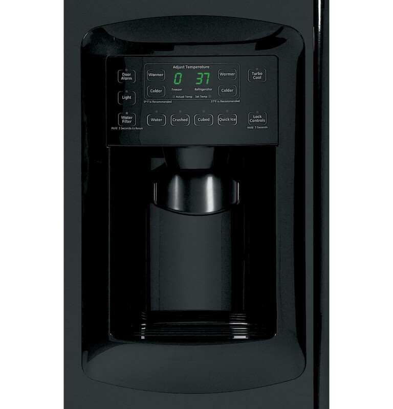 22.7 Cu. Ft. Side-By-Side Refrigerator with Dispenser GSCF3PGXBB