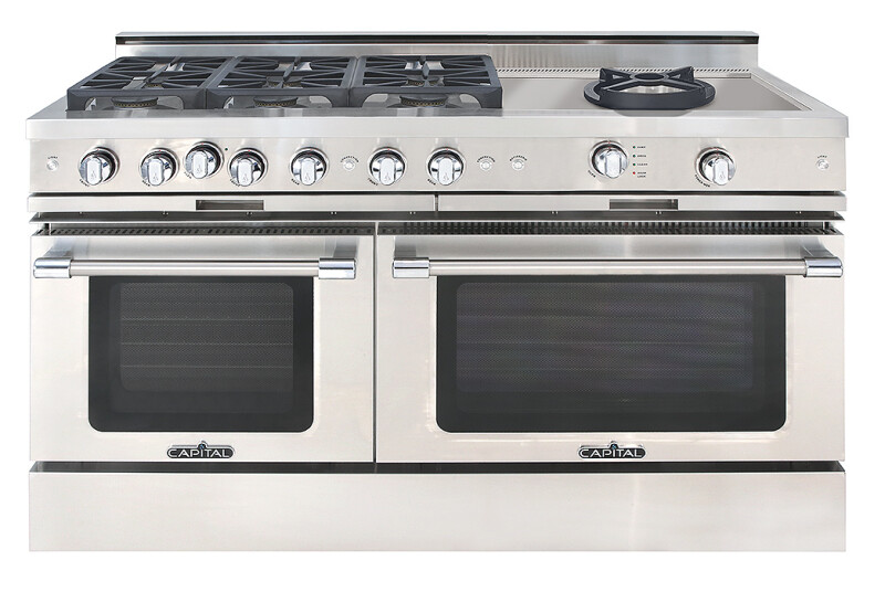 60″ Grand Chef Range 6 Burners / Open Power Wok NG GSCR606CWN