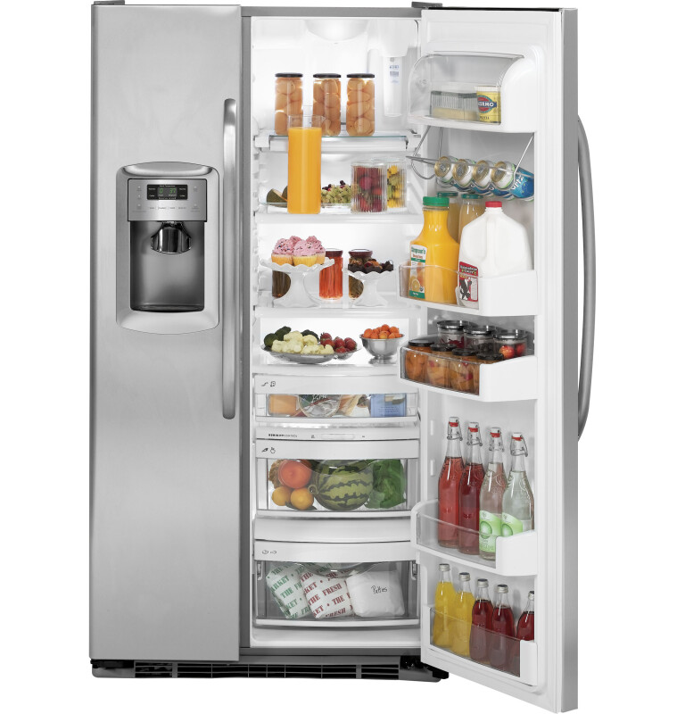 22.7 Cu. Ft. Side-By-Side Refrigerator with Dispenser GSCS3PGXSS