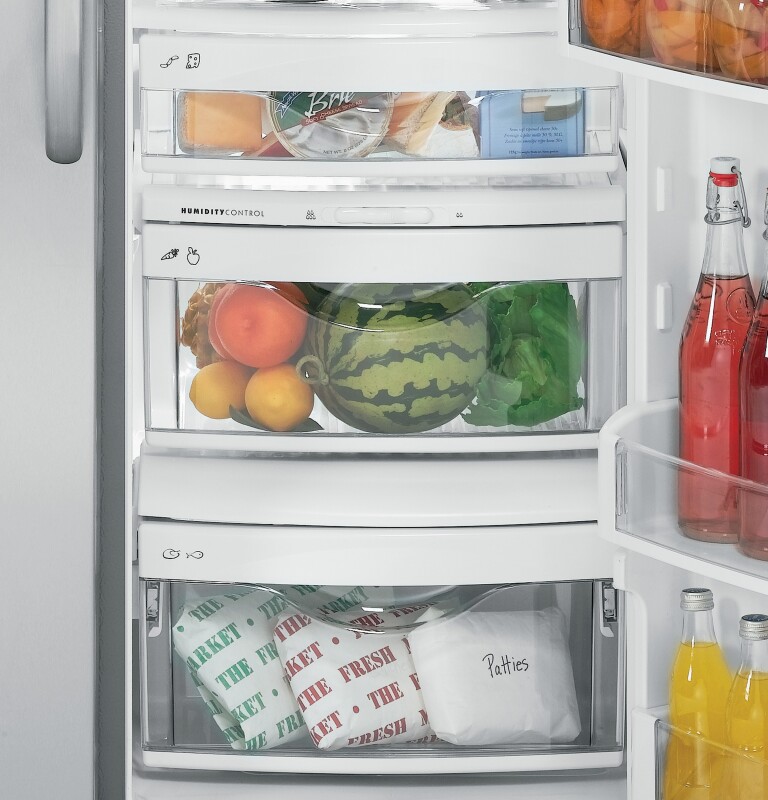 22.7 Cu. Ft. Side-By-Side Refrigerator with Dispenser GSCS3PGXSS