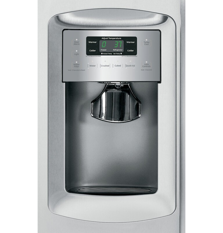 22.7 Cu. Ft. Side-By-Side Refrigerator with Dispenser GSCS3PGXSS