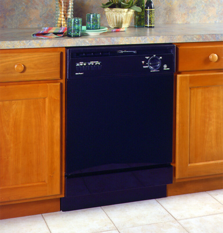 GE Built-In Potscrubber Dishwasher w/ SureClean Wash System, 3 Wash Levels, 6 Cycles/19 Options, Dual Filtration & QuietPower™ I Insulation Package Almond GSD3410ZAA Picture 1
