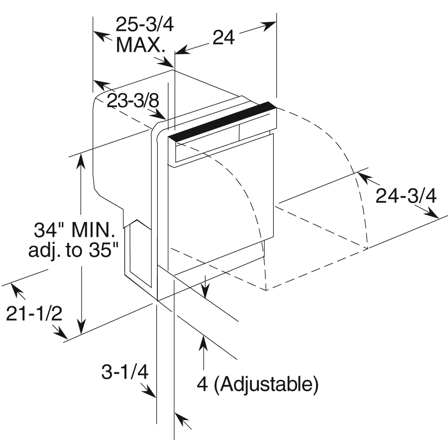 Built-In Dishwasher GSD4060KSS