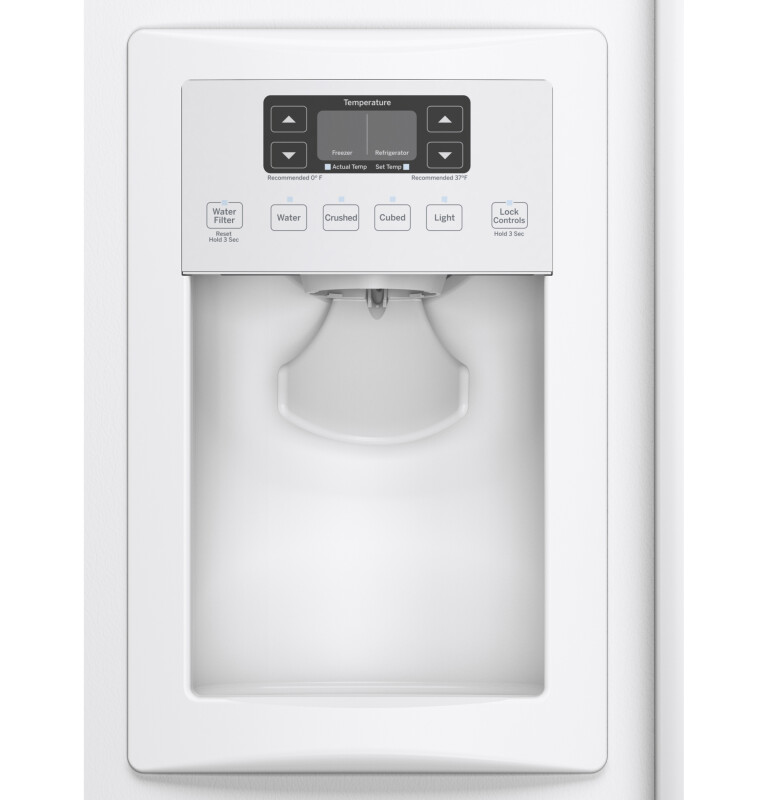 21.8 Cu. Ft. Side-By-Side Refrigerator GSE22ETHWW