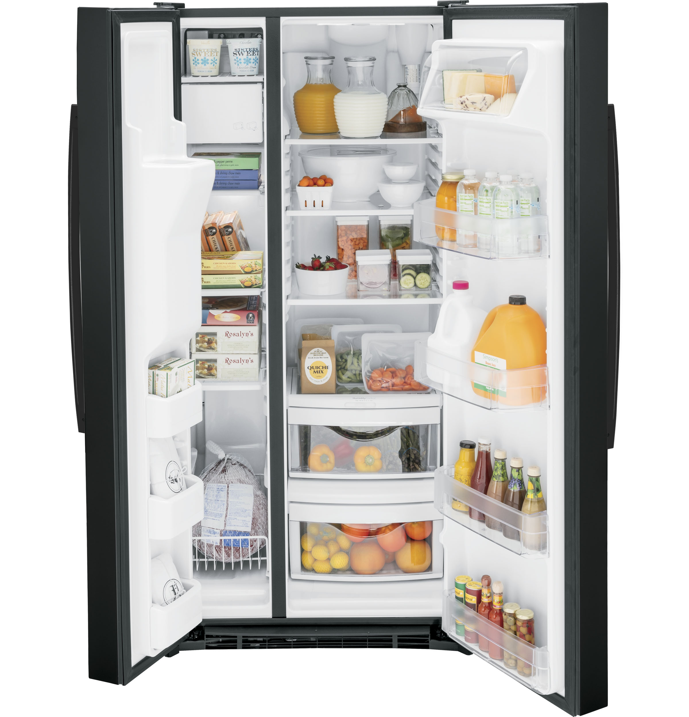 23.0 Cu. Ft. Side-By-Side Refrigerator GSE23GGPBB