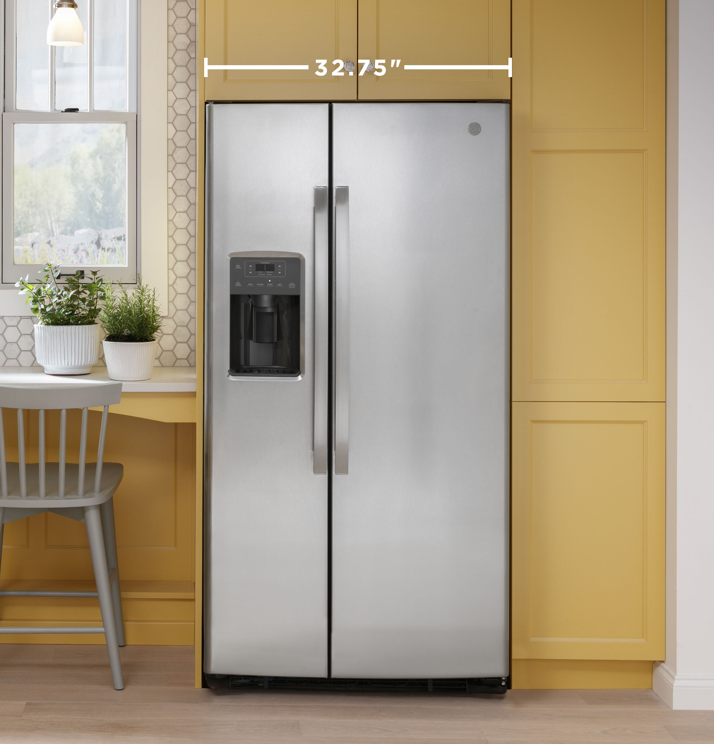 23.0 Cu. Ft. Side-By-Side Refrigerator GSE23GGPBB