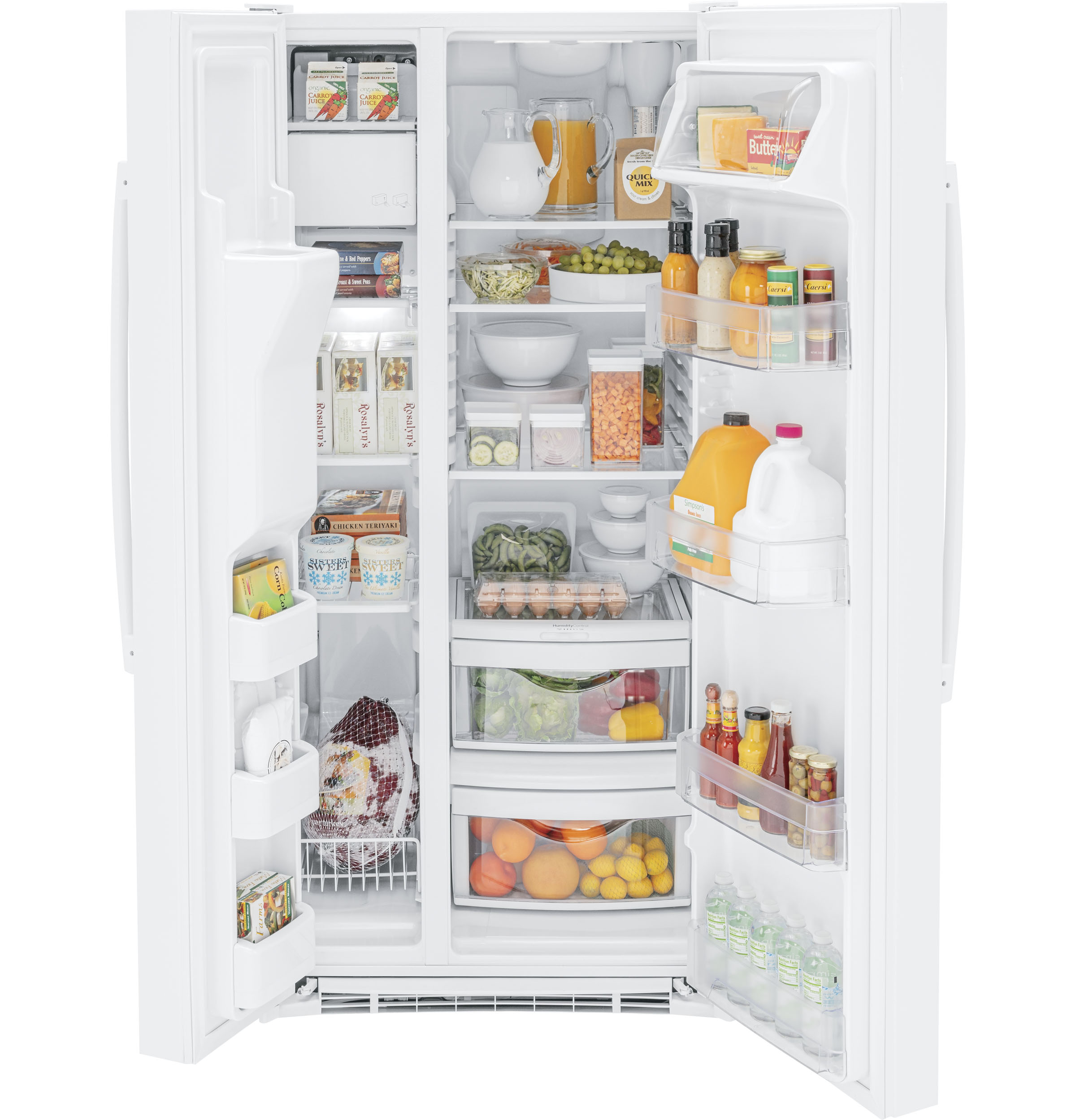 23.0 Cu. Ft. Side-By-Side Refrigerator GSE23GGPWW