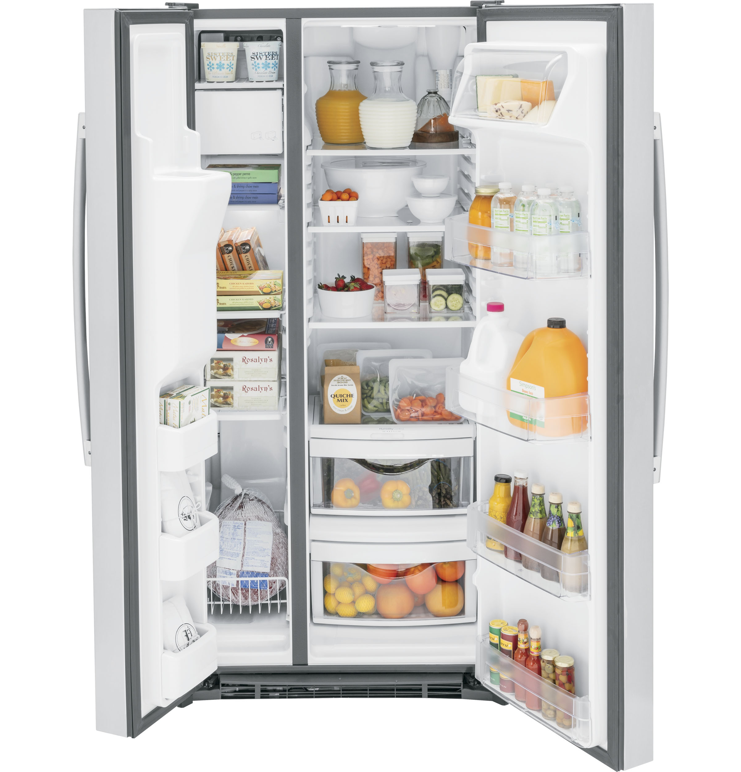 23.0 Cu. Ft. Side-By-Side Refrigerator GSE23GYPFS