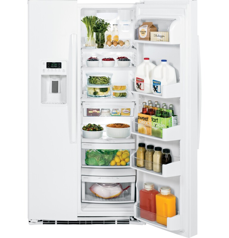 25.3 Cu. Ft. Side-By-Side Refrigerator GSE25HGHWW
