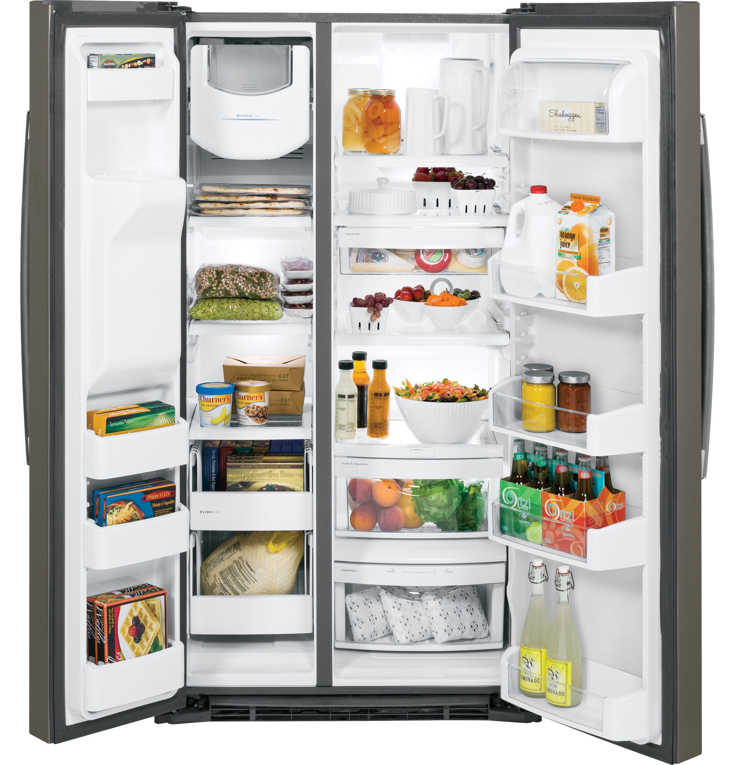 25.3 Cu. Ft. Side-By-Side Refrigerator GSE25HMHES