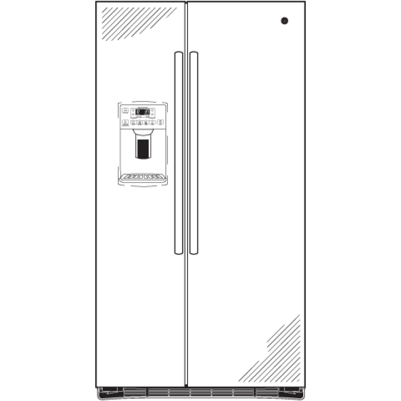 25.9 Cu. Ft. Side-By-Side Refrigerator GSE26HMEES