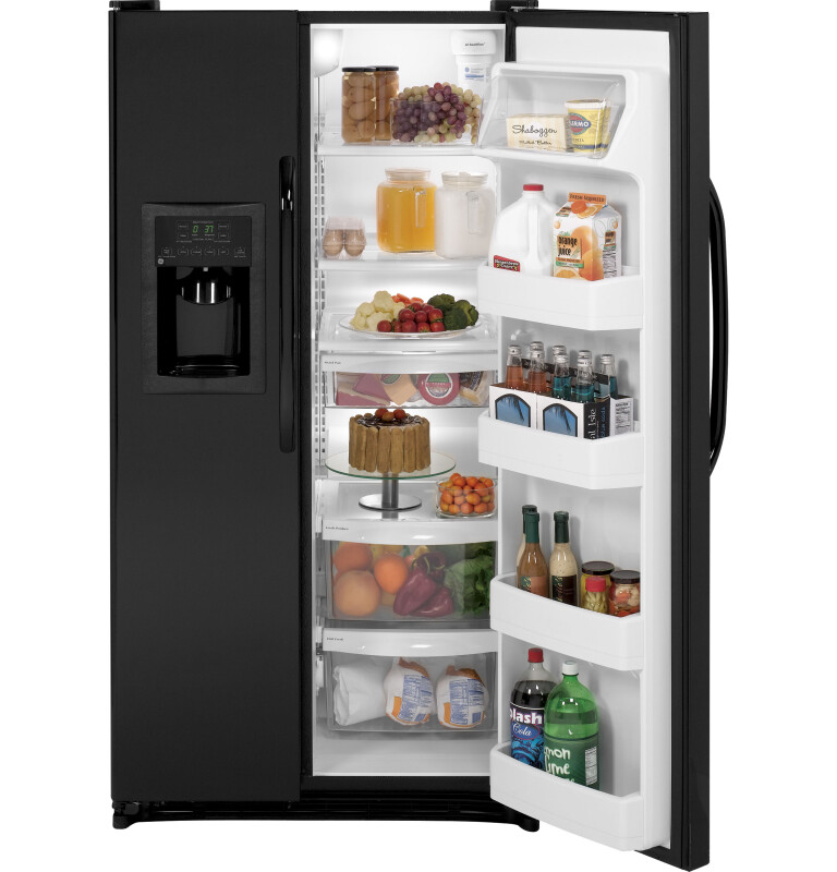 25.3 Cu. Ft. Side-By-Side Refrigerator with Dispenser GSF25IGZBB
