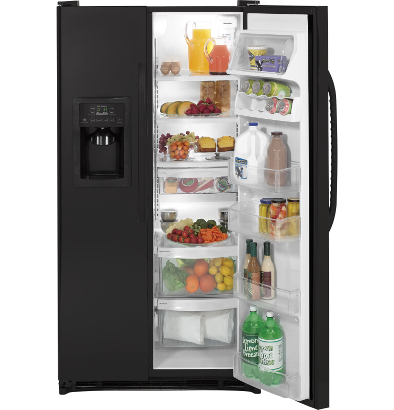 25.3 Cu. Ft. Side-By-Side Refrigerator with Dispenser GSF25IGZBB