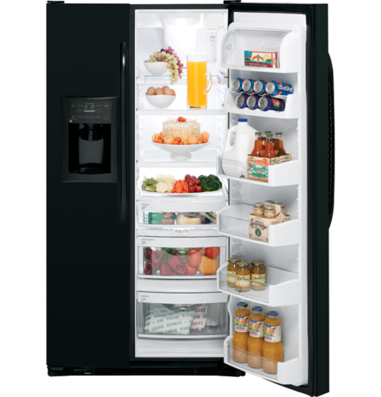 25.4 Cu. Ft. Stainless Side-By-Side Refrigerator with Dispenser GSS25KSWSS