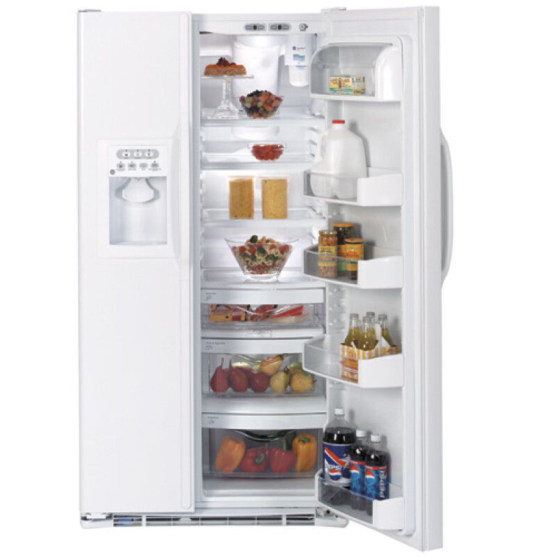 25.4 Cu. Ft. Side-By-Side Refrigerator with Dispenser GSF25XGRWW