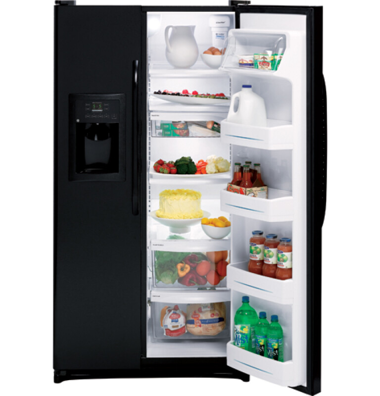 22.0 Cu. Ft. Stainless Side-By-Side Refrigerator with Dispenser GSH22JSTSS