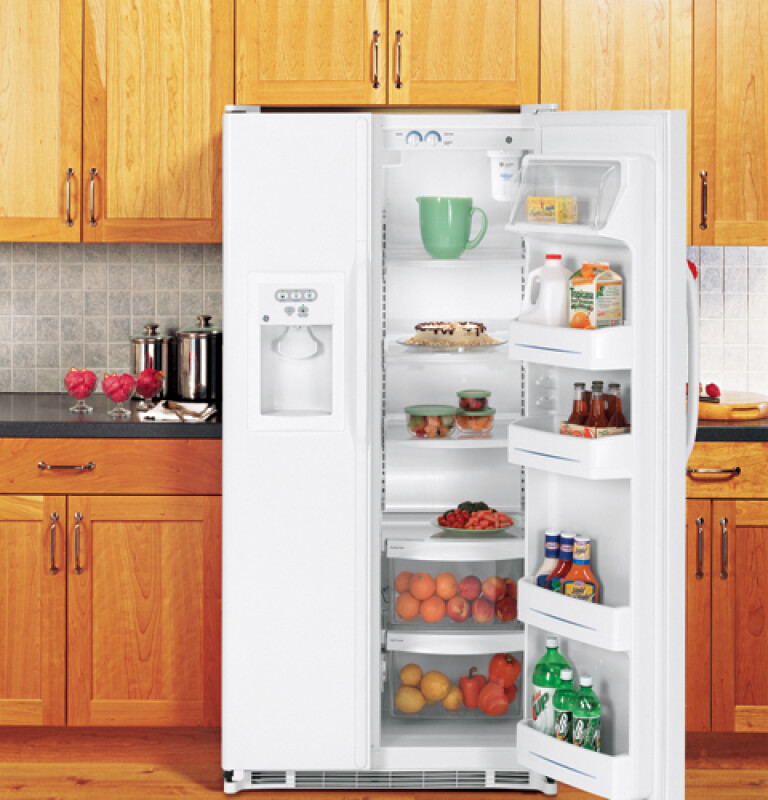 25.0 Cu. Ft. Side-By-Side Refrigerator with Dispenser GSH25JFRWW