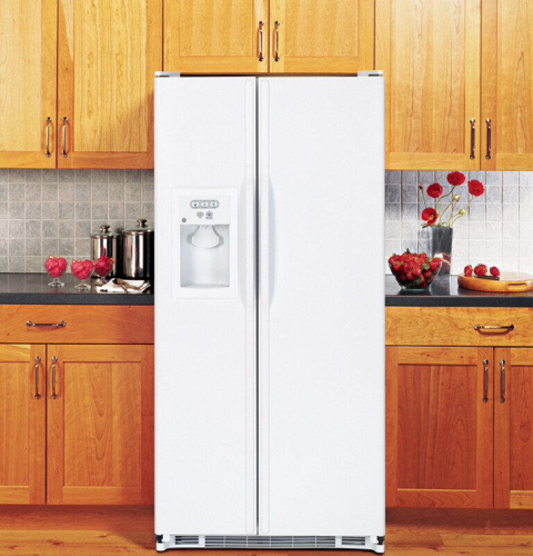 25.0 Cu. Ft. Side-By-Side Refrigerator with Dispenser GSH25JFRWW