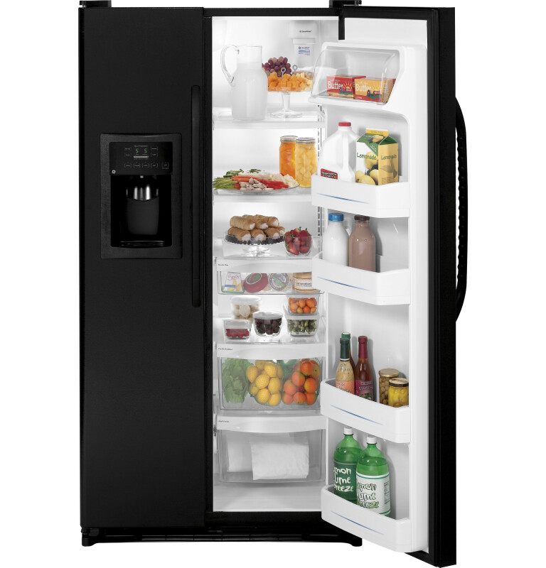 25.3 Cu. Ft. Side-By-Side Refrigerator with Dispenser GSH25JFXBB