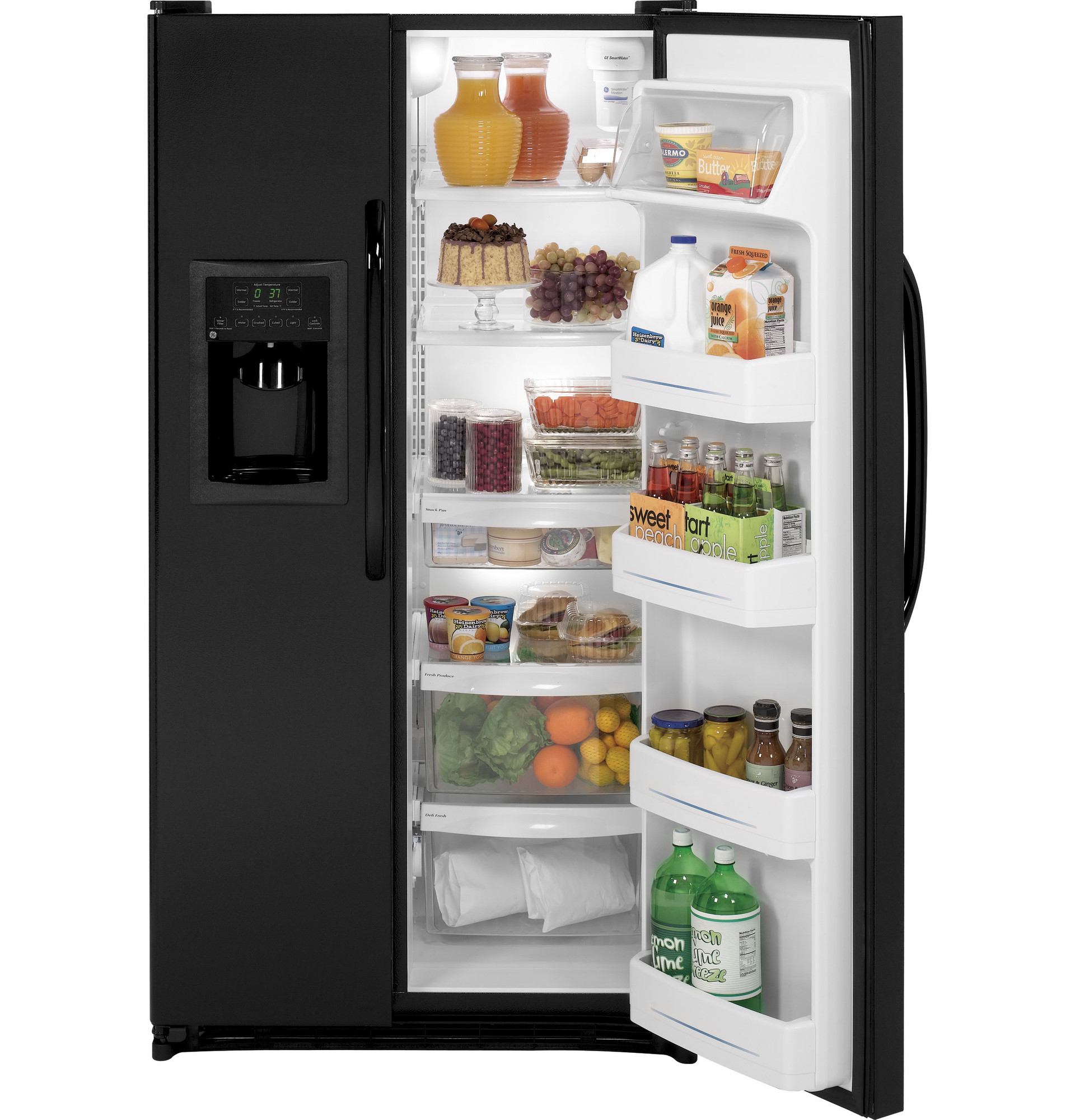 25.3 Cu. Ft. Side-By-Side Refrigerator with Dispenser GSH25JGBBB