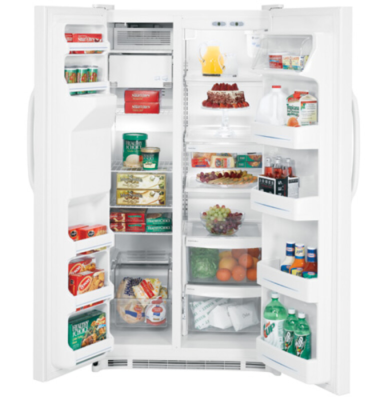 24.9 Cu. Ft. Capacity Side-By-Side Refrigerator with Dispenser GSH25KGPCC