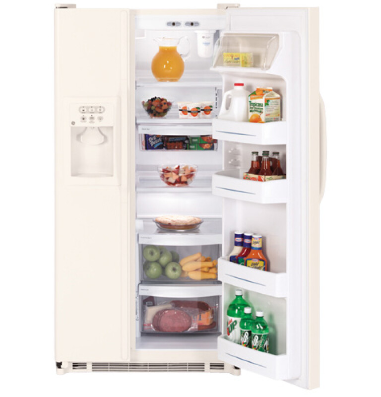 24.9 Cu. Ft. Capacity Side-By-Side Refrigerator with Dispenser GSH25KGPCC