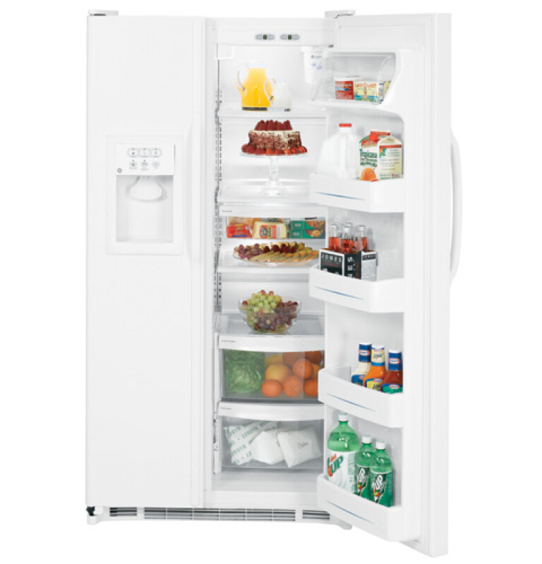 24.9 Cu. Ft. Capacity Side-By-Side Refrigerator with Dispenser GSH25KGPCC
