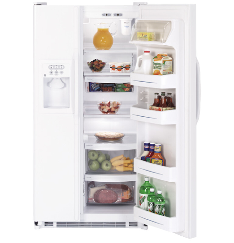 24.9 Cu. Ft. Capacity Side-By-Side Refrigerator with Dispenser GSH25KGPWW