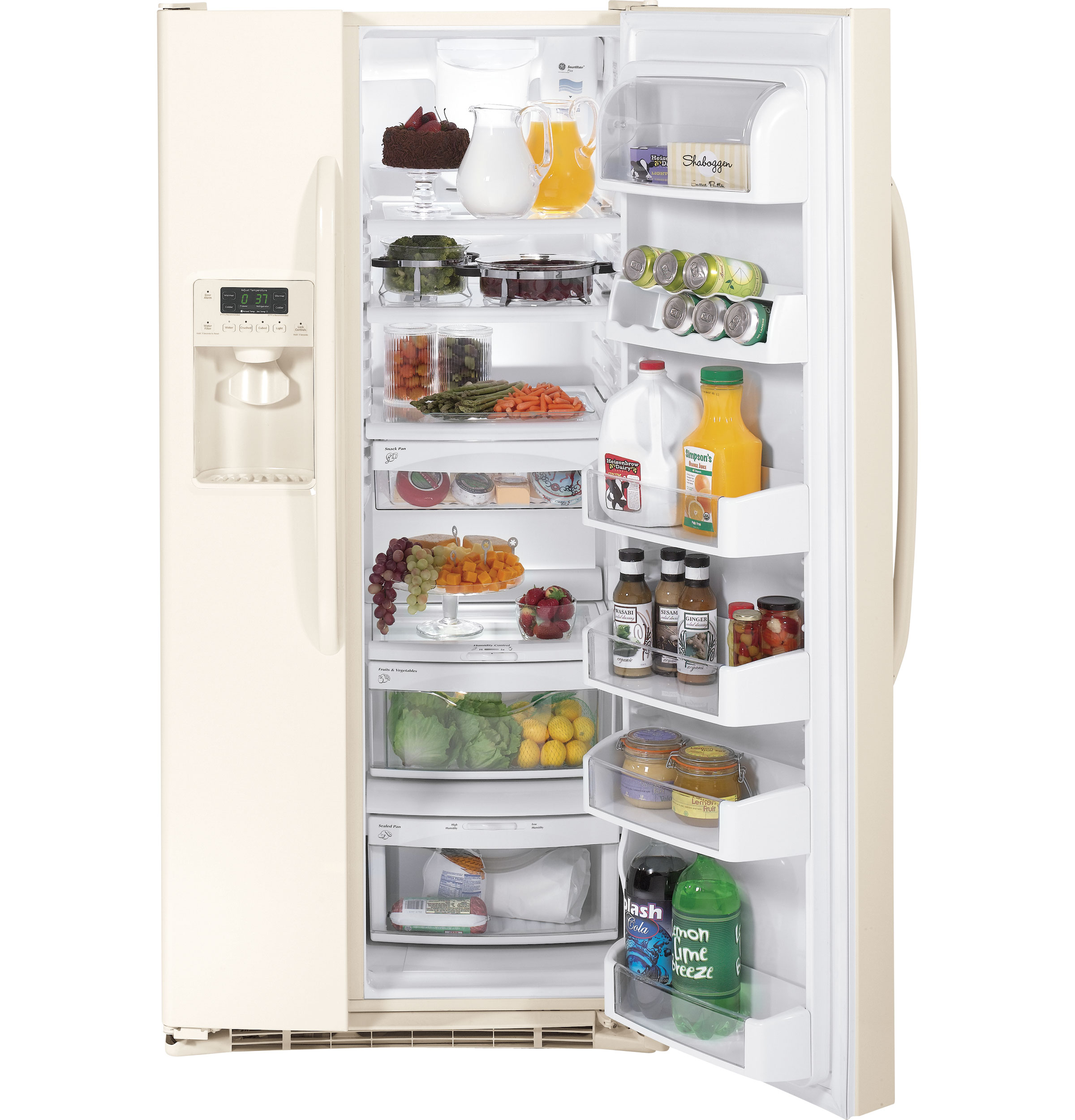23.1 Cu. Ft. Side-By-Side Refrigerator with Dispenser GSHF3KGZCC