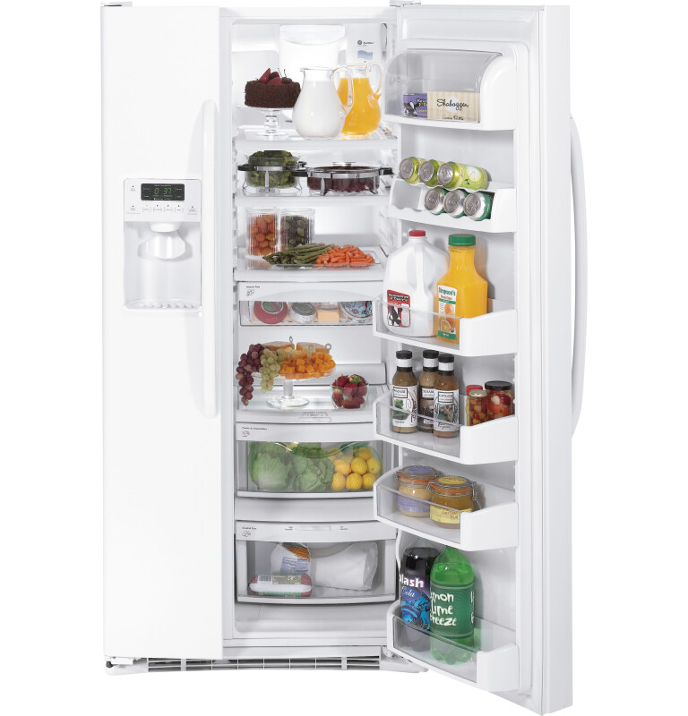 23.1 Cu. Ft. Side-By-Side Refrigerator with Dispenser GSHF3KGZWW