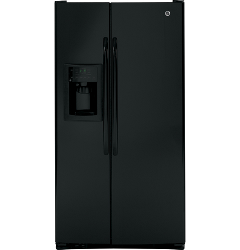 25.4 Cu. Ft. Side-By-Side Refrigerator with Dispenser GSHF5KGXBB