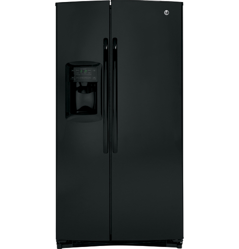 25.4 Cu. Ft. Capacity Side-By-Side Refrigerator with Dispenser GSHF5MGXBB