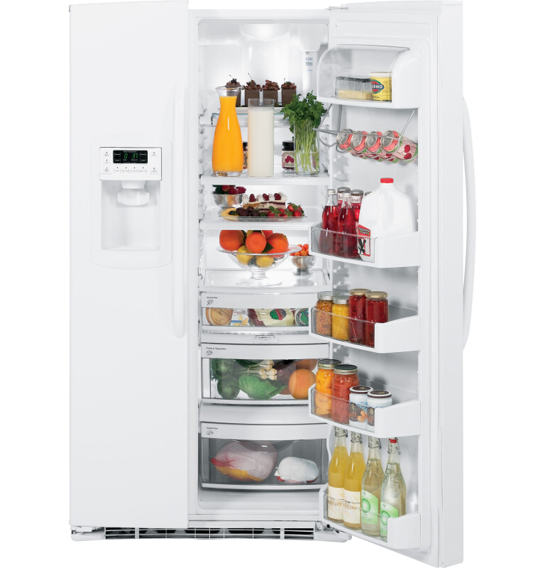 25.4 Cu. Ft. Side-By-Side Refrigerator with Dispenser GSHS5PGXSS