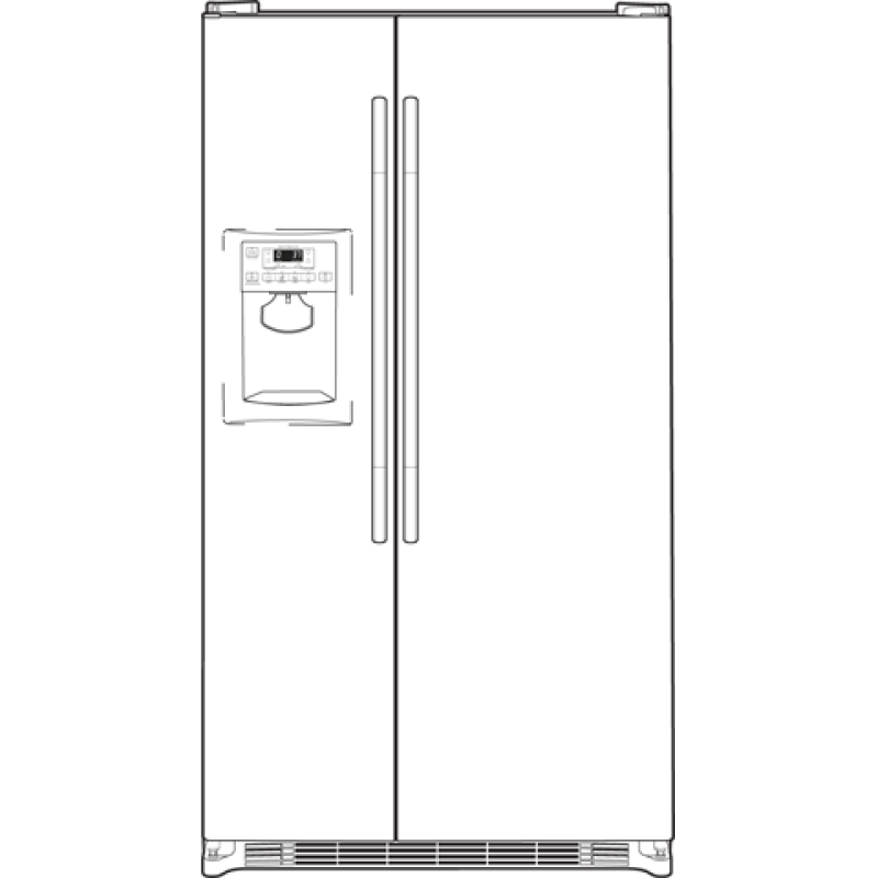 25.9 Cu. Ft. Side-By-Side Refrigerator GSHF6HGDCC